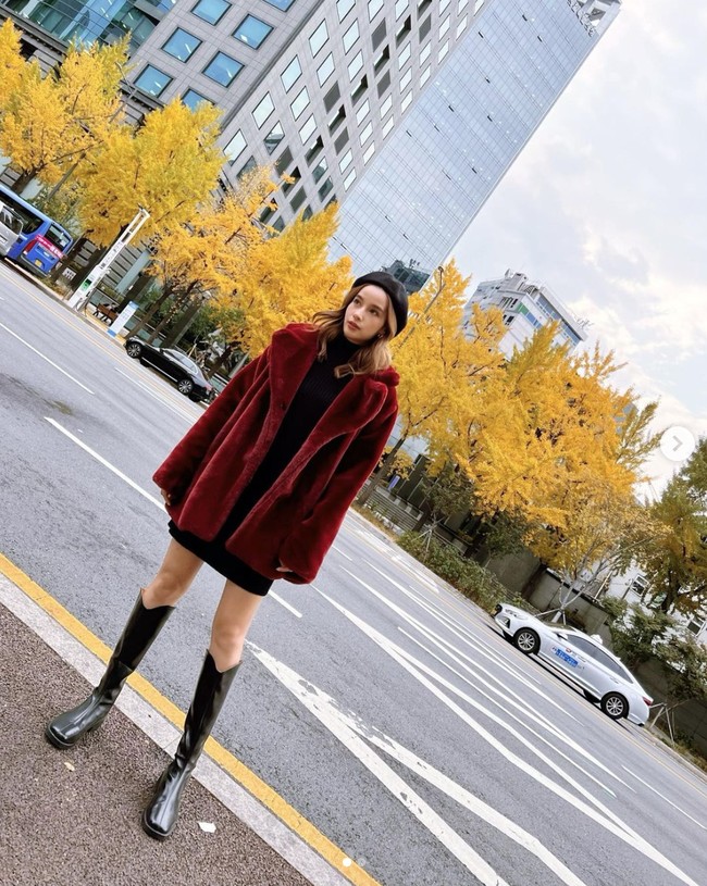 Sebelumnya pada 2018, Vill Wannarot pernah mendatangi perayaan Halloween di Itaewon. Kini dia masih berada di Korea Selatan dan melanjutkan liburannya di sana. Foto: dok. Instagram @villwannarot