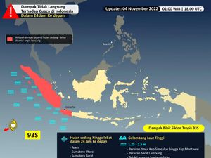 Waspada Bibit Siklon Tropis 93S di Indonesia: Dampak dan Daftar Wilayah