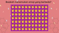 Terakhir! Sekarang coba temukan emoji yang berbeda. (Foto: detikhealth/ Irene Putri Wibowo)