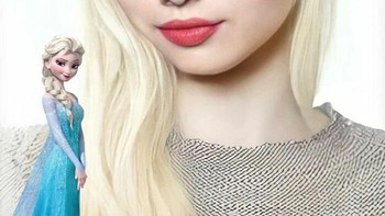 Ratu Elsa, perempuan berkekuatan es di film Frozen. Foto: (Bored Panda).