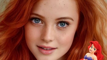 Ariel merupakan putri duyung di film The Little Mermaid. Foto: (Bored Panda).