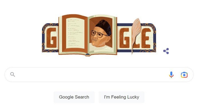 Google Doodle hari ini, Raja Ali Haji.