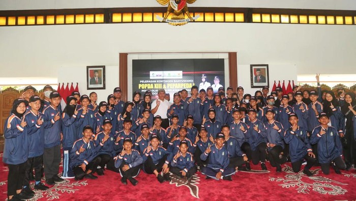 Kontingen POPDA Jatim 2022 asal banyuwangi