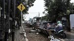Potret Proyek Gorong-gorong di Pejatan yang Belum Juga Kelar