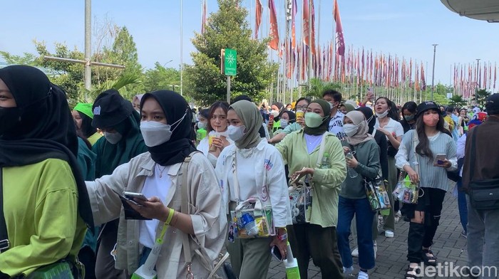 Suasana konser NCT 127 di Jakarta hari kedua Suasana konser NCT 127 di Jakarta hari kedua