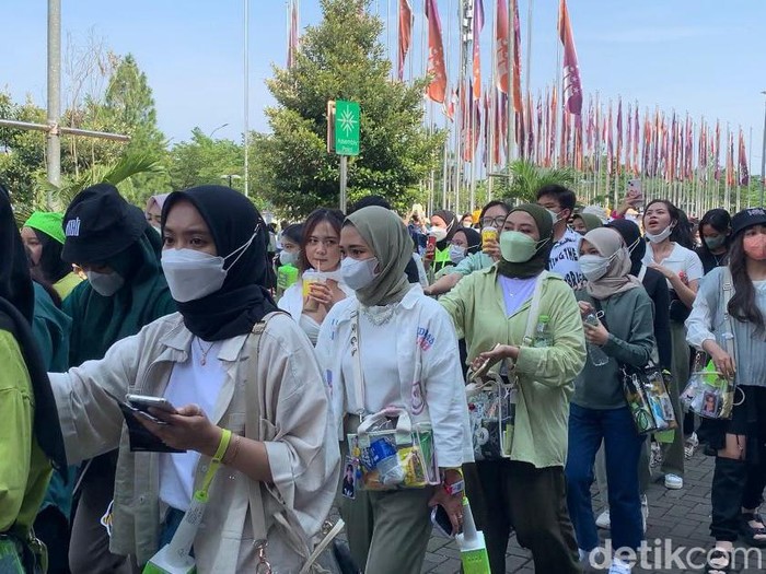 Suasana konser NCT 127 di Jakarta hari kedua