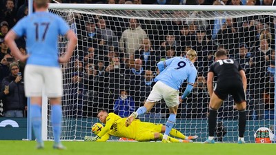 Lihat Aksi Haaland Saat Man City Tumbangkan Fulham