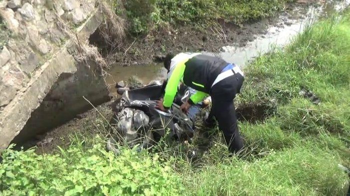 kecelakaan tunggal di jombang