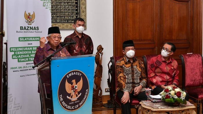 Maruf Amin di Kairo, Mesir