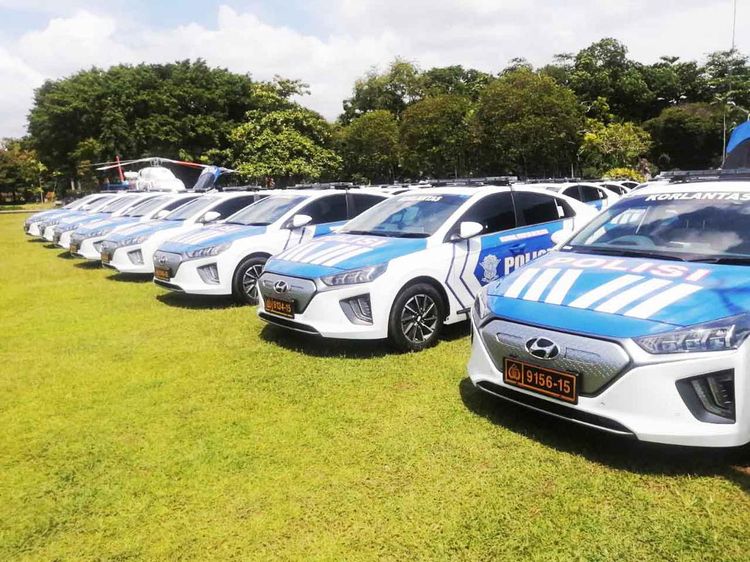 Sederet Mobil-Motor Listrik Polri Dipakai Amankan KTT G20 Bali