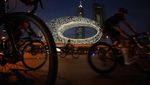 Momen Ratusan Pesepeda Gowes Bareng di Jalanan Dubai