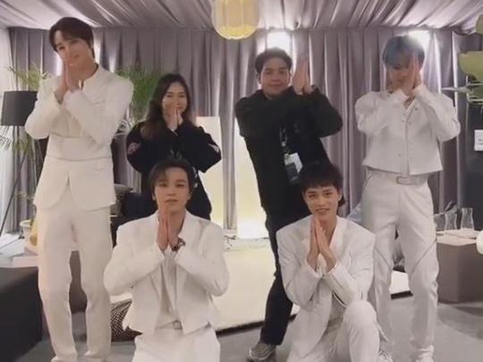 NCT 127 joget bareng Jerome Polin dan Jessica Jane