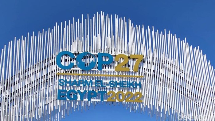 Potret Megahnya Paviliun Indonesia di COP Sharm El-Syekh Mesir Di Forum KTT Iklim COP27 di Sharm El- Sheikh, Mesir, Indonesia menyerukan aksi dalam mencegah kenaikan suhu global. Aksi ini ditampilkan di Paviliun Indonesia.