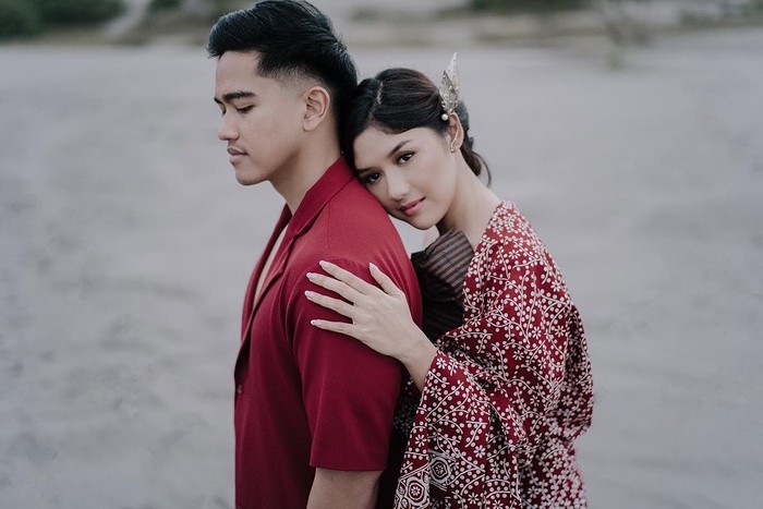 Potret Prewedding Kaesang dan Erina Berlatar Alam