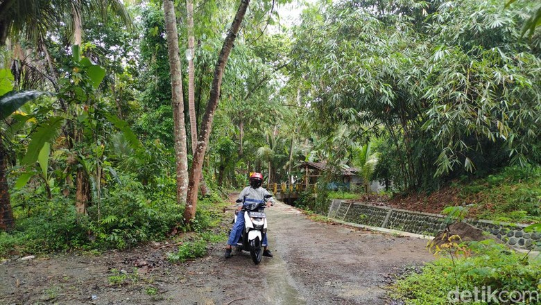 Suasana di Gang Gendruwo, Temon, Kulon Progo, Minggu (6/11/2022). Suasana di Gang Gendruwo, Temon, Kulon Progo, Minggu (6/11/2022).