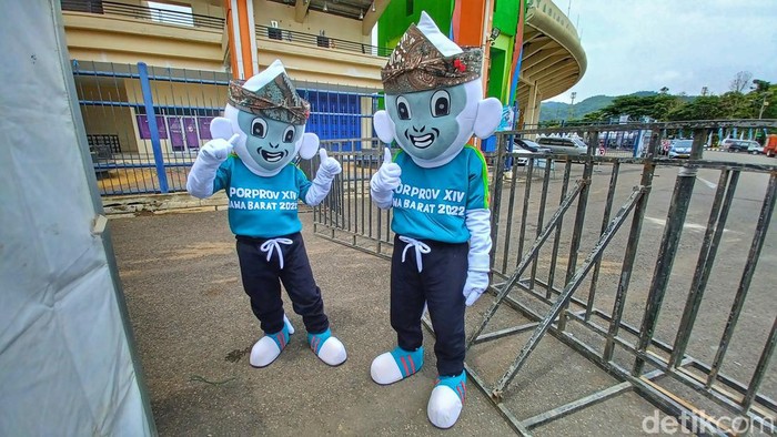 Surili, maskot Porprov XIV/Jawa Barat di Kabupaten Bandung.