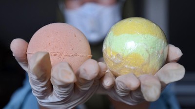 Warna-warni Kerajinan Sabun Mandi Bath Bomb