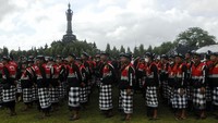 Tidak hanya anggota Polri, apel juga diikuti oleh Pecalang atau satuan pengamanan desa adat di Bali.