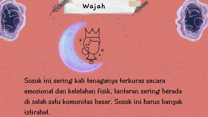 Wajah? Bisa jadi artinya kamu membutuhkan lebih banyak istirahat nih, detikers.