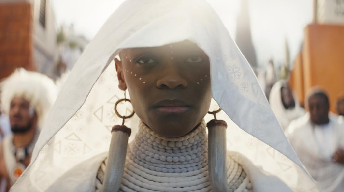 Letitia Wright as Shuri in Marvel Studios Black Panther: Wakanda Forever. Photo courtesy of Marvel Studios. © 2022 MARVEL.