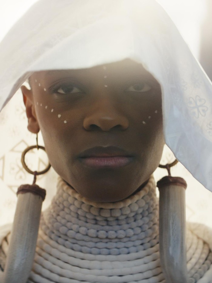 BLACK PANTHER: WAKANDA FOREVER Letitia Wright as Shuri in Marvel Studios Black Panther: Wakanda Forever. Photo courtesy of Marvel Studios. Β© 2022 MARVEL.
