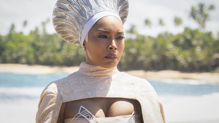 Angela Bassett as Ramonda in Marvel Studios BLACK PANTHER: WAKANDA FOREVER. Photo by Annette Brown. © 2022 MARVEL.