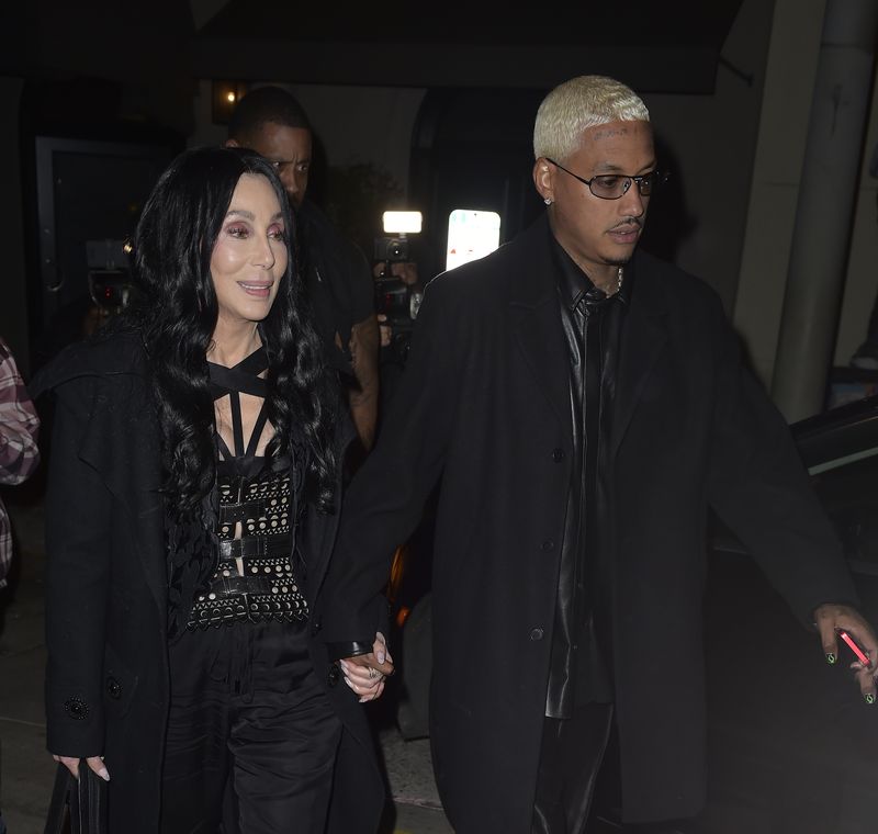 LOS ANGELES, CA - NOVEMBER 02: Cher and Alexander Edwards are seen on November 02, 2022 in Los Angeles, California.  (Photo by joce zerojack/Bauer-Griffin/GC Images)