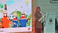Dalam paparannya, Nicke menjelaskan Pertamina mempercepat pengembangan green business dari hulu ke hilir melalui rantai pasar yang terintegrasi.