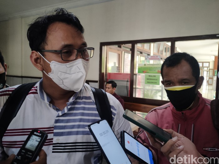 Jaksa Komisi Pemberantasan Korupsi (KPK) Andri Lesmana di PN Jogja, Senin (7/11/2022).