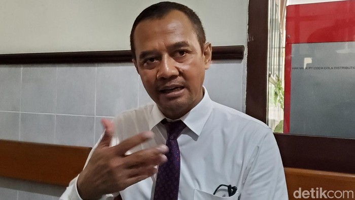 Layung Purnomo, kuasa hukum Dandan Jaya Kartika terdakwa kasus suap eks Wali Kota Jogja Haryadi Suyuti di PN Jogja, Senin (7/11/2022).