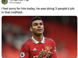 Meme Ronaldo Terkapar Saat MU Dihajar Aston Villa