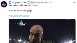 Meme Fans Bola Bahagia Barcelona Vs MU di Liga Malam Jumat