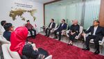 Momen Wapres Maruf Amin Tinjau Kantor BSI di Dubai