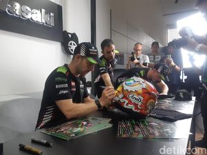 Pebalap WSBK Jonathan Rea dan Alex Lowes Sudah Tiba di Indonesia