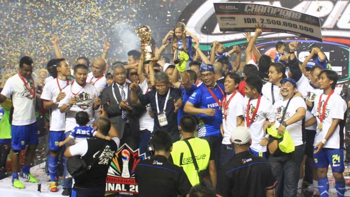 Persib juara ISL 2014.