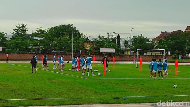 PSM latihan di Lapangan Syekh Yusuf Gowa