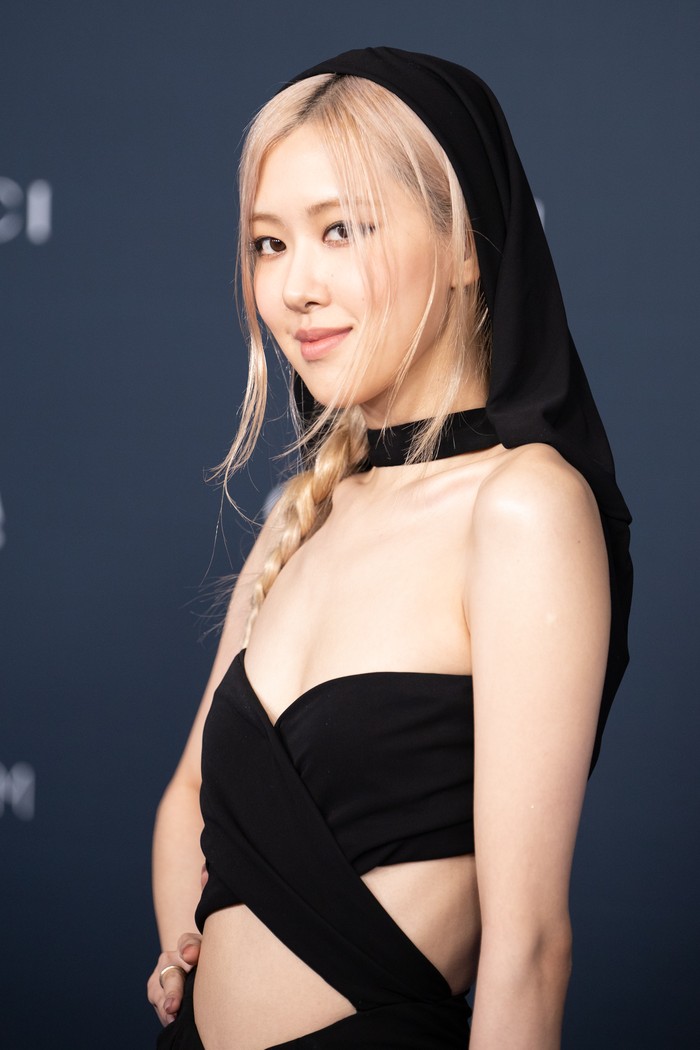 LOS ANGELES, CALIFORNIA - NOVEMBER 05: Rose from South Korean group Blackpink attends the 11th Annual LACMA Art+Film Gala  at Los Angeles County Museum of Art on November 05, 2022 in Los Angeles, California. (Photo by Robert Smith/Patrick McMullan via Getty Images)