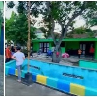 Melalui salah satu video di akun YouTube miliknya, Arie Untung juga sempat memperlihatkan rumah masa kecilnya. Terletak di Klaten, Jawa Tengah, begini penampakan rumah masa kecil Arie. Dengan dinding berwarna hijau, rumah masa kecil Arie itu tampak luas dan juga bersih terawat. Foto: YouTube/CERITA UNTUNGS