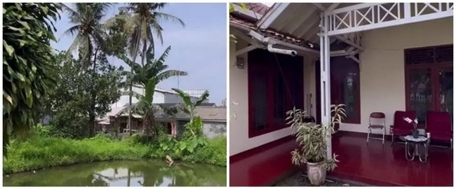 Terletak di Sukabumi, begini penampakan rumah milik Ananda Omesh. Rumah masa kecil Omesh itu tampak masih sangat sederhana dengan didominasi warna merah dan coklat. Untuk sampai ke rumahnya itu dibutuhkan berjalan kaki melewati gang sempit. Foto: Instagram/@omeshomesh