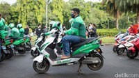 Touring kendaraan listrik tersebut merupakan bagian dari rangkaian acara KTT G20 di Bali.