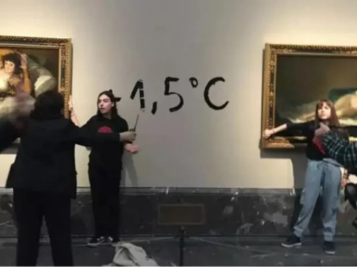 Vandalisme Lukisan di Madrid, Spanyol