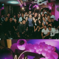 Dalam foto-foto yang dibagikan terlihat kejutan pesta ulang tahun Nadif yang ke-27 itu berlangsung dengan meriah. Tak hanya ramai dihadiri oleh para teman dan sahabat, melainkan juga orangtua Nadif. Foto: Instagram/@anyageraldine