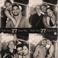 Berfoto bersama, Nadif dan Anya tampaknya sudah tak malu-malu lagi bermesraan, meski di depan orangtua Nadif. Dalam foto terlihat Nadif yang memeluk mesra Anya Geraldine ketika berpose bersama orangtuanya. Foto: Instagram/@anyageraldine