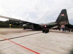 Dalam keterangannya, Jenderal Andika Perkasa menjelaskan, TNI menerjunkan total sembilan fix wings. Foto: Nuranda Indrajaya/detikBali