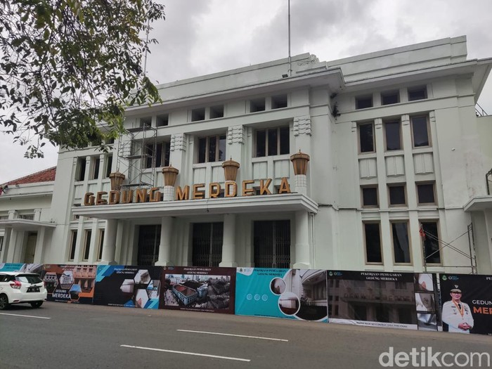 Gedung Merdeka di Jalan Asia Afrika, Bandung (Alfons/detikcom)