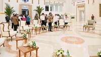 Ruang VIP bandara ini akan menjadi tempat singgah para pemimpin G20 saat tiba di Bali nanti. Laily Rachev/Biro Pers Sekretariat Presiden.