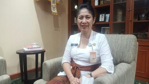 Kepala Dinas Pariwisata Kota Denpasar, Dezire Mulyani ditemui di kantornya, Jalan Majapahit No 1 Denpasar, Bali, Selasa (8/11/2022).