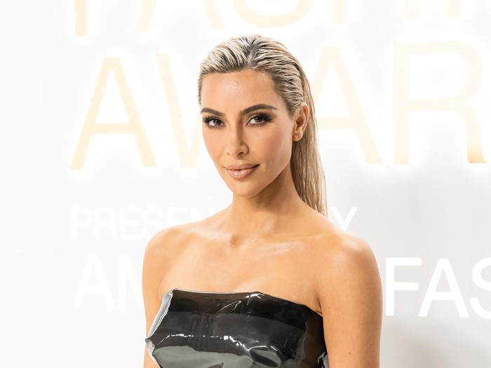NEW YORK, NEW YORK - NOVEMBER 07: Kim Kardashian attends the 2022 CFDA Fashion Awards at Casa Cipriani on November 07, 2022 in New York City. (Photo by Gotham/Getty Images)