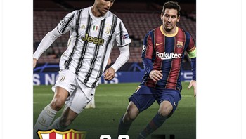 Terakhir kali Ronaldo berjumpa Barcelona adalah saat masih berseragam Real Madrid dan menang. Foto: Twitter