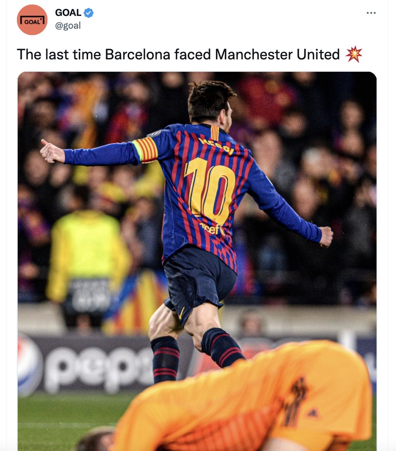 Meme Barcelonan vs MU